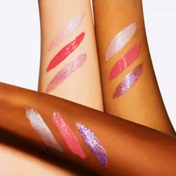 MAC Lucky Stars Lip Gloss Kit Pink Gold Bag - Picture 3 of 7